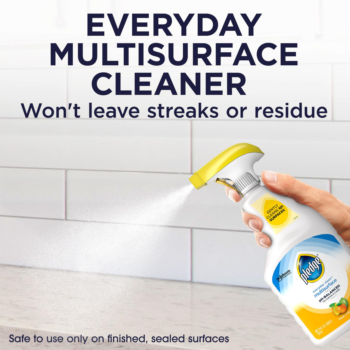Pledge 25 Fl Oz (Pack of 6) / Citrus / 3 Pack All-Purpose Cleaners