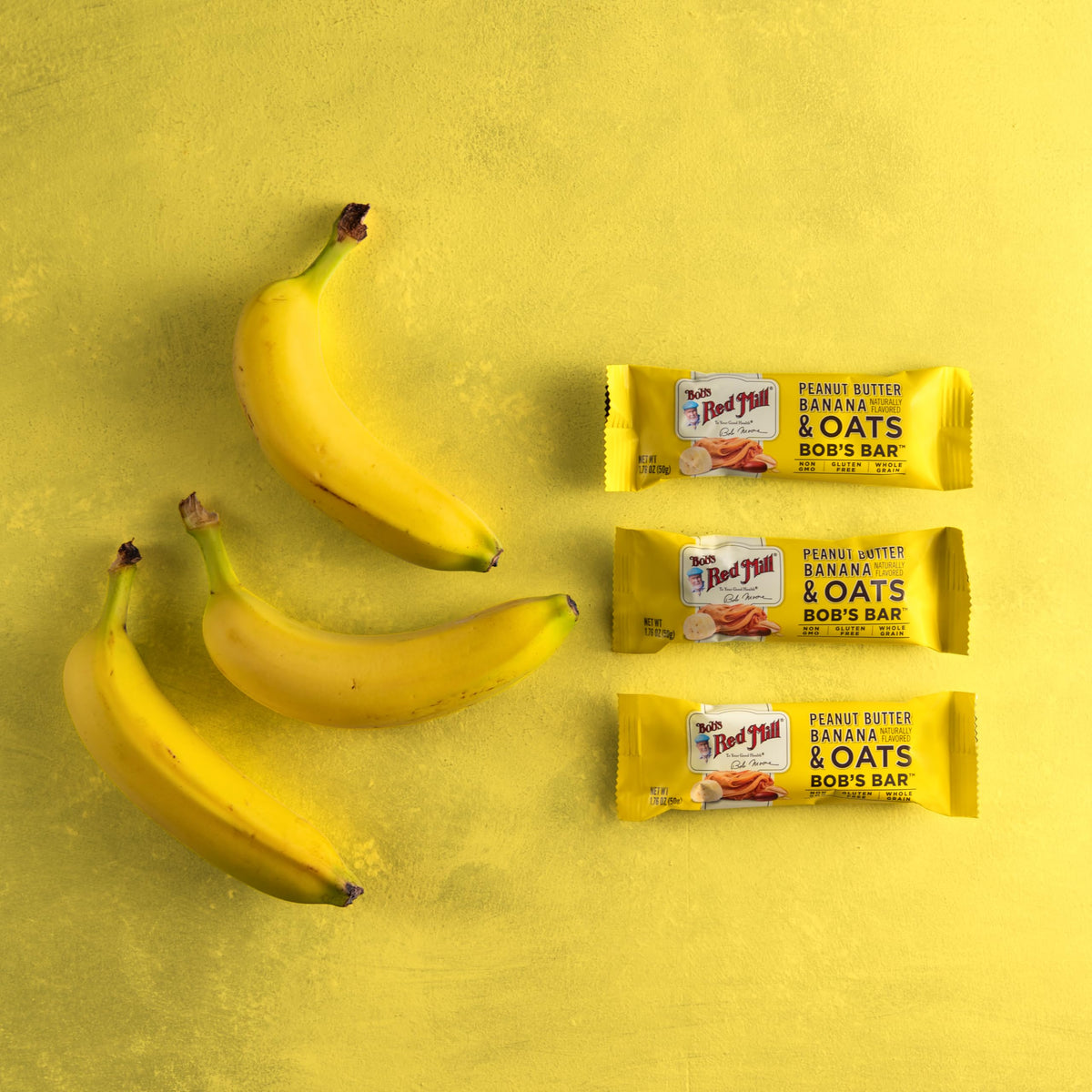 Bob's Red Mill Banana / 12 bars (1.76 oz each) / No Color Breakfast Foods