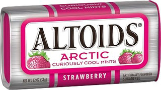 Altoids Arctic Strawberry Mints, 1.2 Ounce -- 96 per case.