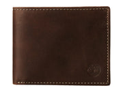 Men's Leather Wallet With Attached Flip Pocket by Timberland – One Size, Leather, Brown (Cloudy), Model D01387/01