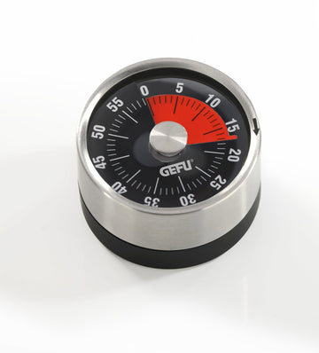 "Optico Timer by GEFU – 19 x 8,1 x 3,8 cm Diamètre 61 mm, Stainless Steel,Plastic,Steel, Multicolored, Model GF12310
