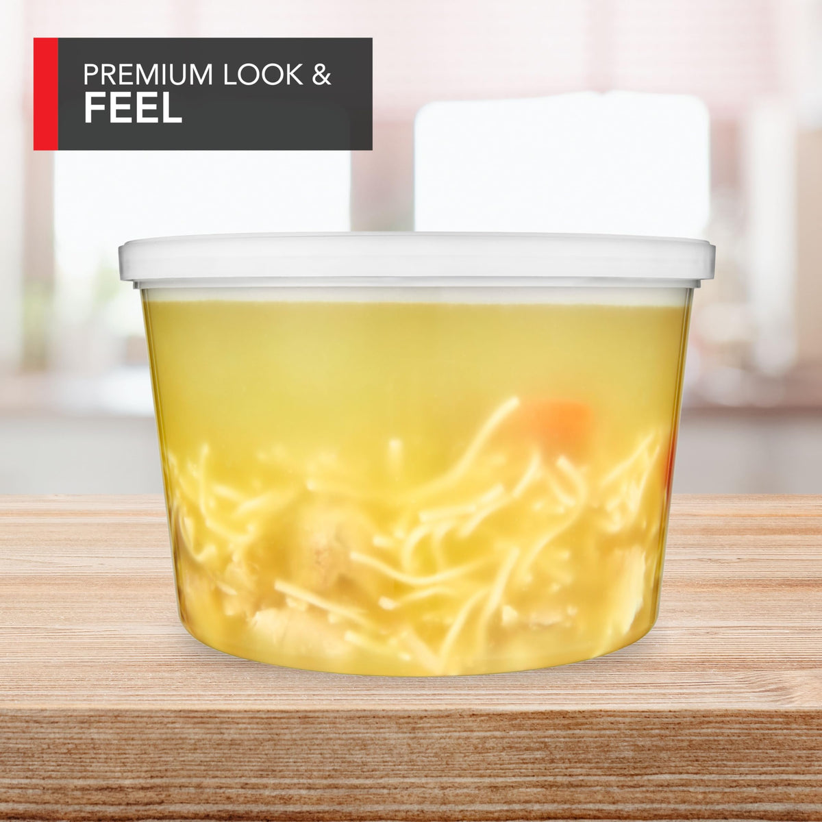 Stock Your Home 64 oz/8 Count / transparent / 64.0 ounces Container Sets