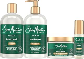 Shea Moisture SheaMoisture Bond Repair System with Amla Oil 4-Piece Set | Complete bond repair routine to strengthen hair, reduce breakage and restore healthy-looking strands.