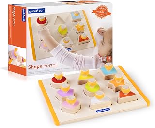 Guidecraft Shape Sorter - Educational and Learning Toys For Kids , Puzzle Board