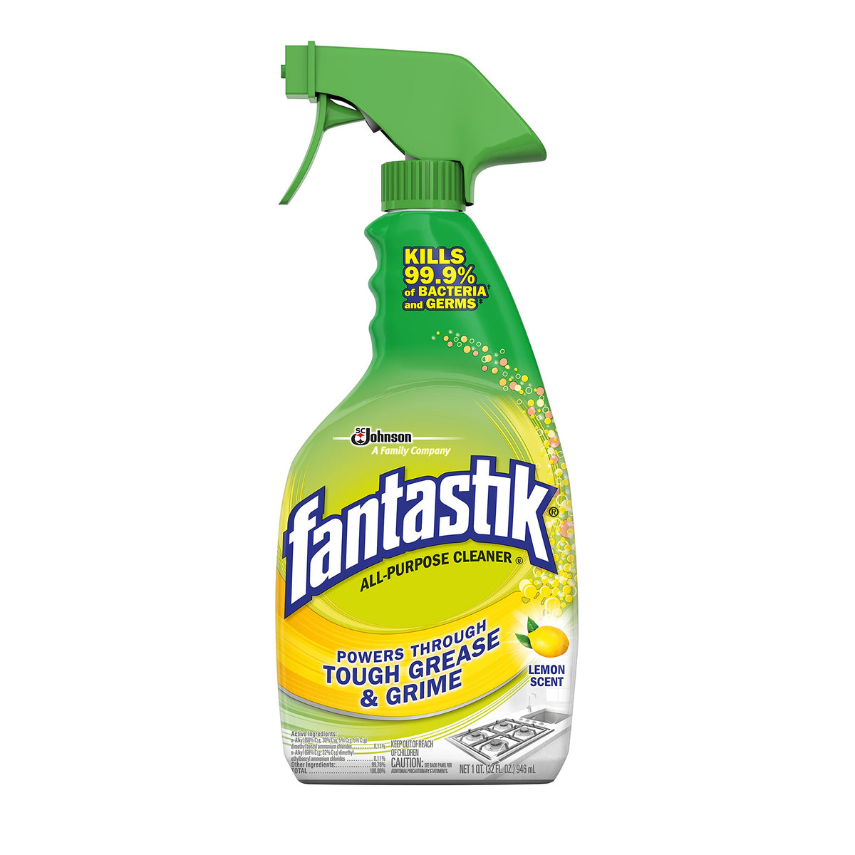 All-Purpose Cleaner Trigger by Fantastik – 32 Fl Oz (Pack of 3), Pack of 3, Model 00335