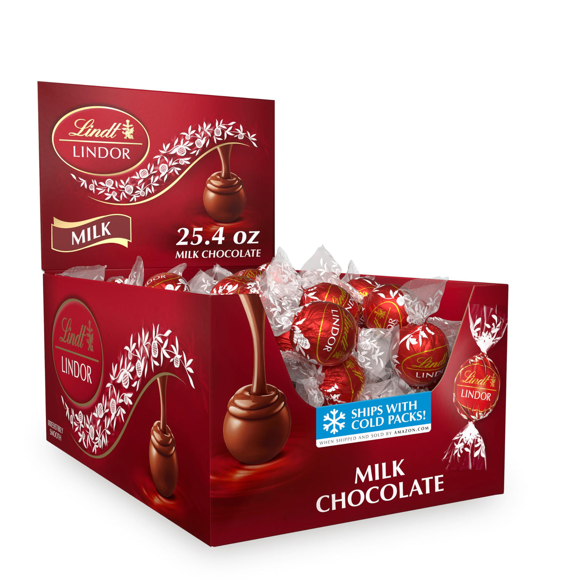 Lindt Milk Chocolate / 25.4 Ounce (Pack of 1) / Dark Chocolate Truffles Assortment Boxes
