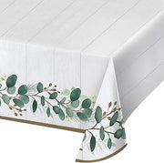 Creative Converting Eucalyptus Paper Tablecloth, 3 ct Multi Color