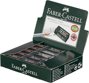 Faber-Castell 7089 Black Eraser, Set of 30