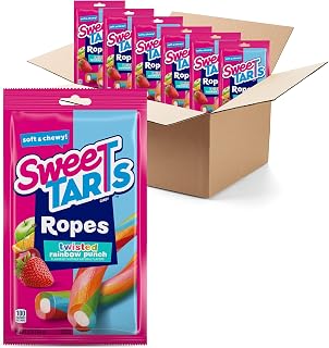 SweeTARTS Ropes Twisted Rainbow Punch, 5 Ounce, 6 Count