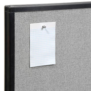 Office Partition Panel by Global Industrial – Wood, Gray, Model 277660GY