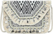 Antik Kraft Elara Clutch, Clutch Purses for Women Jute