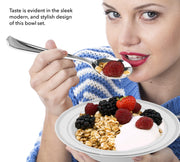 Stock Your Home Silver / 50 Pack / Formal Bowls