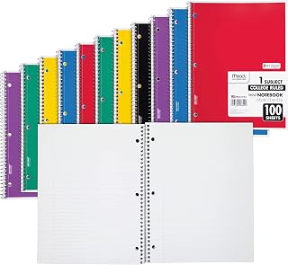 Mead MEA06622BD - One-subject Spiral Notebook