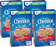 Frosted Cheerios, Heart Healthy Cereal, Family Size, 18.4 oz (Pack of 4)