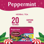 Tea, Peppermint, 20 ct by Celestial Seasonings – 20 Count (Pack of 1), Box Color, Model CES00008