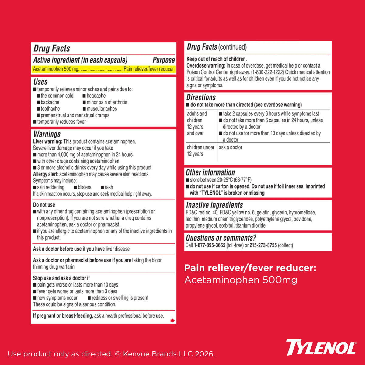 Extra Strength Liquid Gels by Tylenol – MAP, White, Model 00300450439154