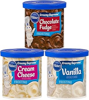 Pillsbury Creamy Supreme Frosting Variety: Vanilla, Cream Cheese, Chocolate Fudge