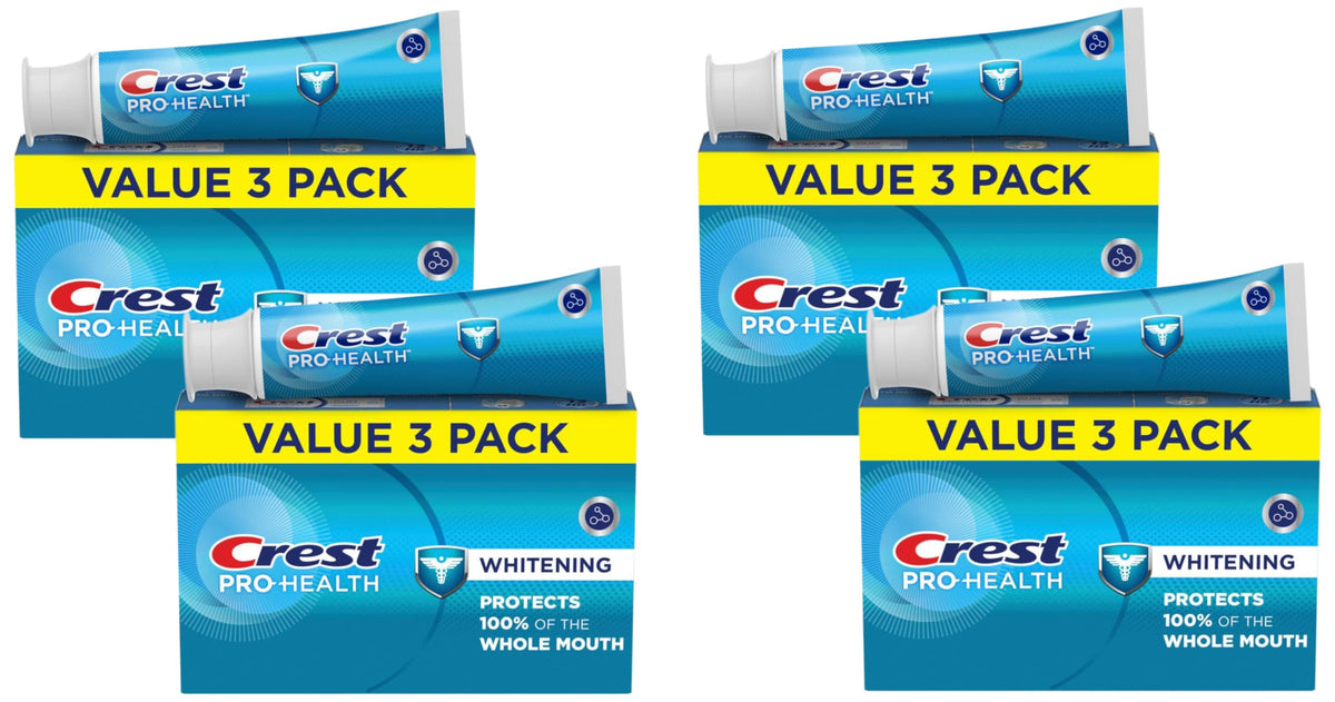 Crest Mint / 4.3 Ounce (Pack of 12) / New Toothpaste