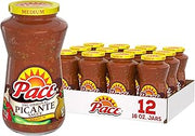 Pace Medium Picante Sauce, 16 oz Jar (12 Pack)