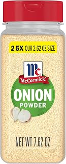 McCormick Onion Powder, Non GMO, Made with Fresh, Whole, Onions, For Bringing Consistent Onion Flavor to Meals & Recipes, 7.62 oz