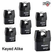 Master Lock 6 Pack / 1 / 6 Keyed Padlocks