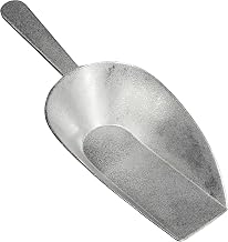 Winco Aluminum Utility Scoop with Flat Bottom, 24-Ounce