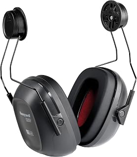 Howard Leight VS120H Verishield Black Helmet Capmount Earmuff, NRR 24 (1035121-VS)