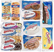 Hostess Variety Pack | Honey Buns, Coffee Cake, Donettes, Cakes, and Danish | 12 Packs