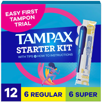 Starter Kit Multipack by Tampax – Regular/Super, Rayon, Model P_897