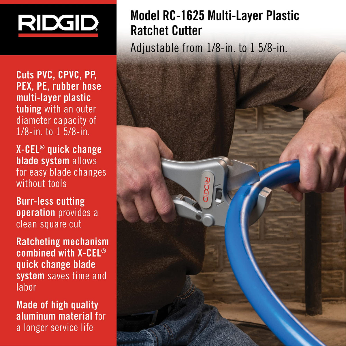 RIDGID Cutter + Cutter, Small / 1 Pipe Cutters