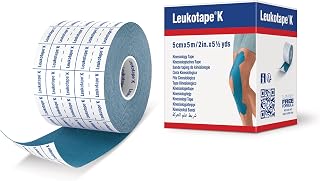 BSN Bande de taping Leukotape K Bleu 5 cm x 5 m