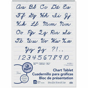 ® Chart Tablet by Pacon – 24"x32", Chart Paper, White, Model PAC74610