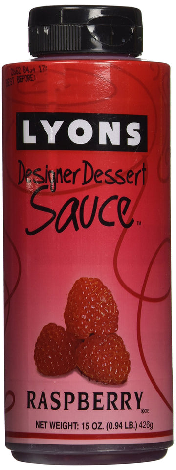 Raspberry Designer Dessert Sauce by Lyons – 15 Ounce (Pack of 1)