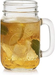 Libbey County Fair Drinking Jar Glasses, Set of 12 (Frustration Free Packaging)