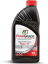 PENN GRADE 1, 71406, Monograde High Performance Oil SAE 40, 1 Quart