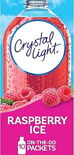Crystal Light Sugar-Free Raspberry Ice Drink Mix (10 On-the-Go Packets)
