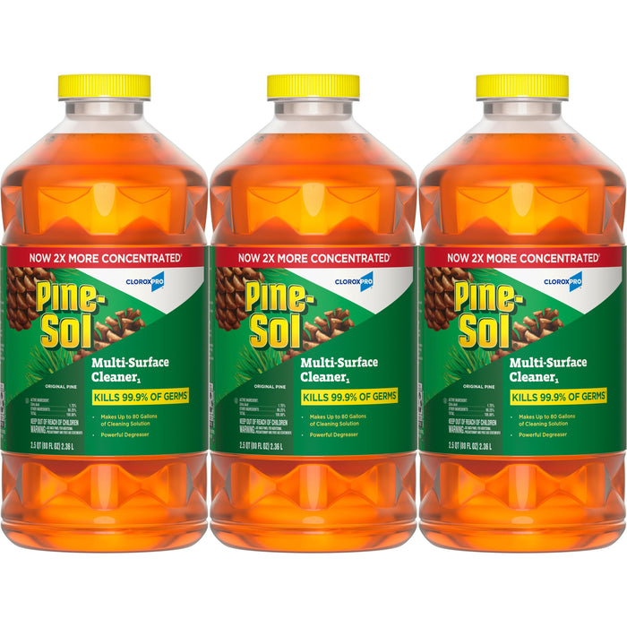 Pine-Sol CloroxPro Multi-Surface Cleaner, Original Pine, 80 fl. oz., 3 Pack