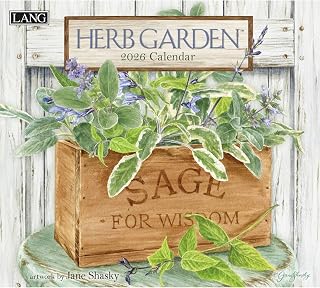 LANG HERB GARDEN 2026 Wall Calendar - Made in USA