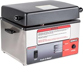 Fresh-O-Matic Electric Countertop Rethermalizer and Tortilla/Portion Steamer with Control Panel for Restaurant Buffet Catering | 16.50"W x 12"D x 11.63"H by Nemco – Model 6625B