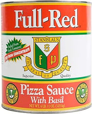 Stanislaus Full Red Pizza Sauce With Fresh Basil #10 - 6L B 11 OZ (6.69 LBS) - (Case of 6)