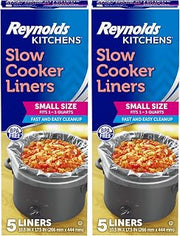 Reynolds Kitchens Slow Cooker Liners, Small (Fits 1-3 Quarts), 5 Count (Pack of 2)