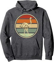 Retro Emu Pullover Hoodie