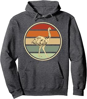 Retro Emu Pullover Hoodie