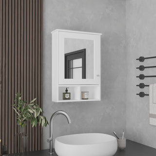 Optim Medicine Cabinet Organizer by Tuhome – Engineered Wood, White, Model GLB11020