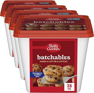Betty Crocker Batchables Blueberry Muffin Mix, 28 Ounce (Pack of 4)