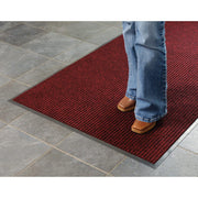 Deep Cleaning Ribbed Entrance Mat by Apache Mills – 3' x 3'3" (Rectangular), Polypropylene, Red, Model 0103311053X5