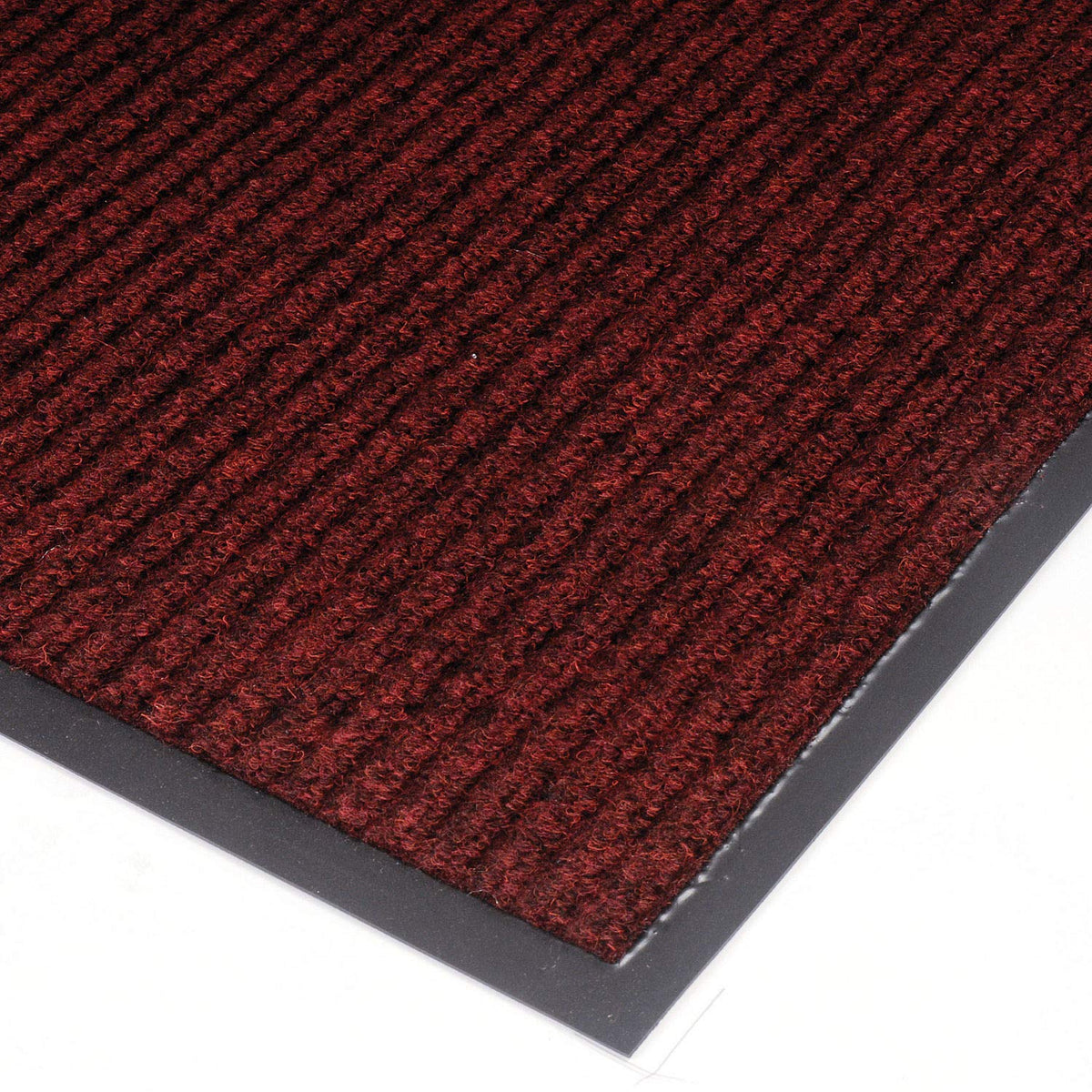 Deep Cleaning Ribbed Entrance Mat by Apache Mills – 3' x 3'3" (Rectangular), Polypropylene, Red, Model 0103311053X5