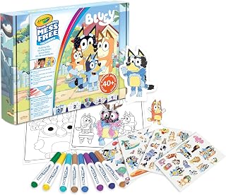 Crayola Color Wonder Activity Kit Bluey | Mess Free Colouring Fun | Includes 40+ Pieces | Ages 3+