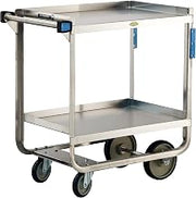 Manufacturing 938 Tough Transport Utility Cart, Stainless Steel, 2 Shelves, 1000 lb. Capacity (Fully Assembled)