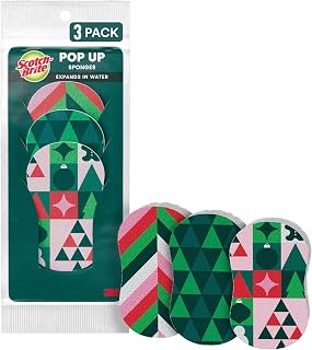 Scotch-Brite Modern Merry Pop-Up Sponges 3 Pack